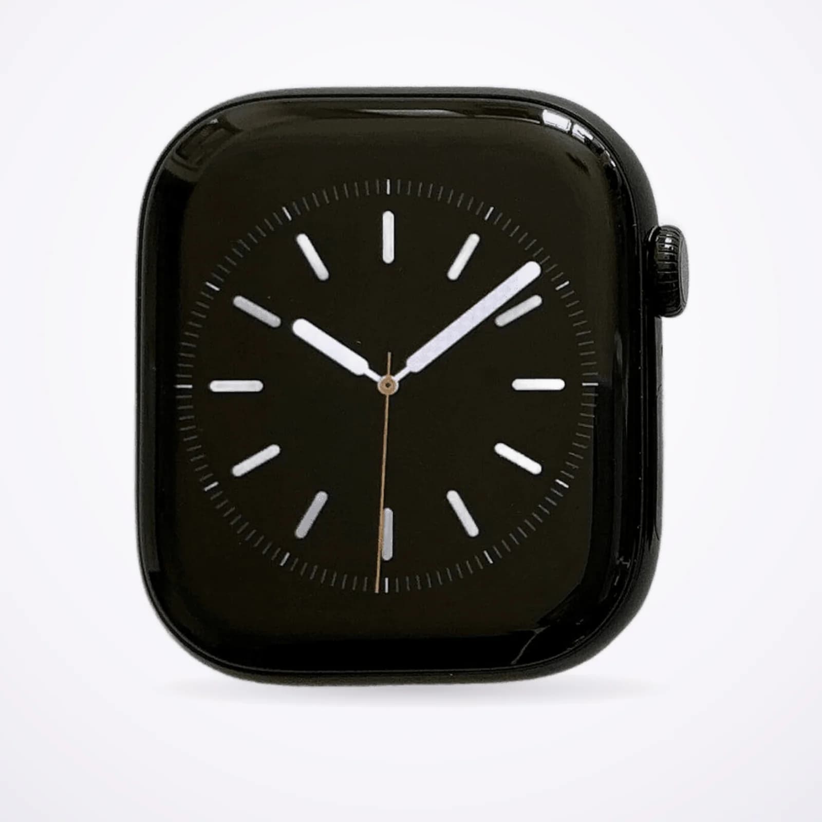 Apple Watch de la serie numerada con correa negra